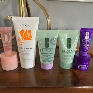 Clinique Lancome samples